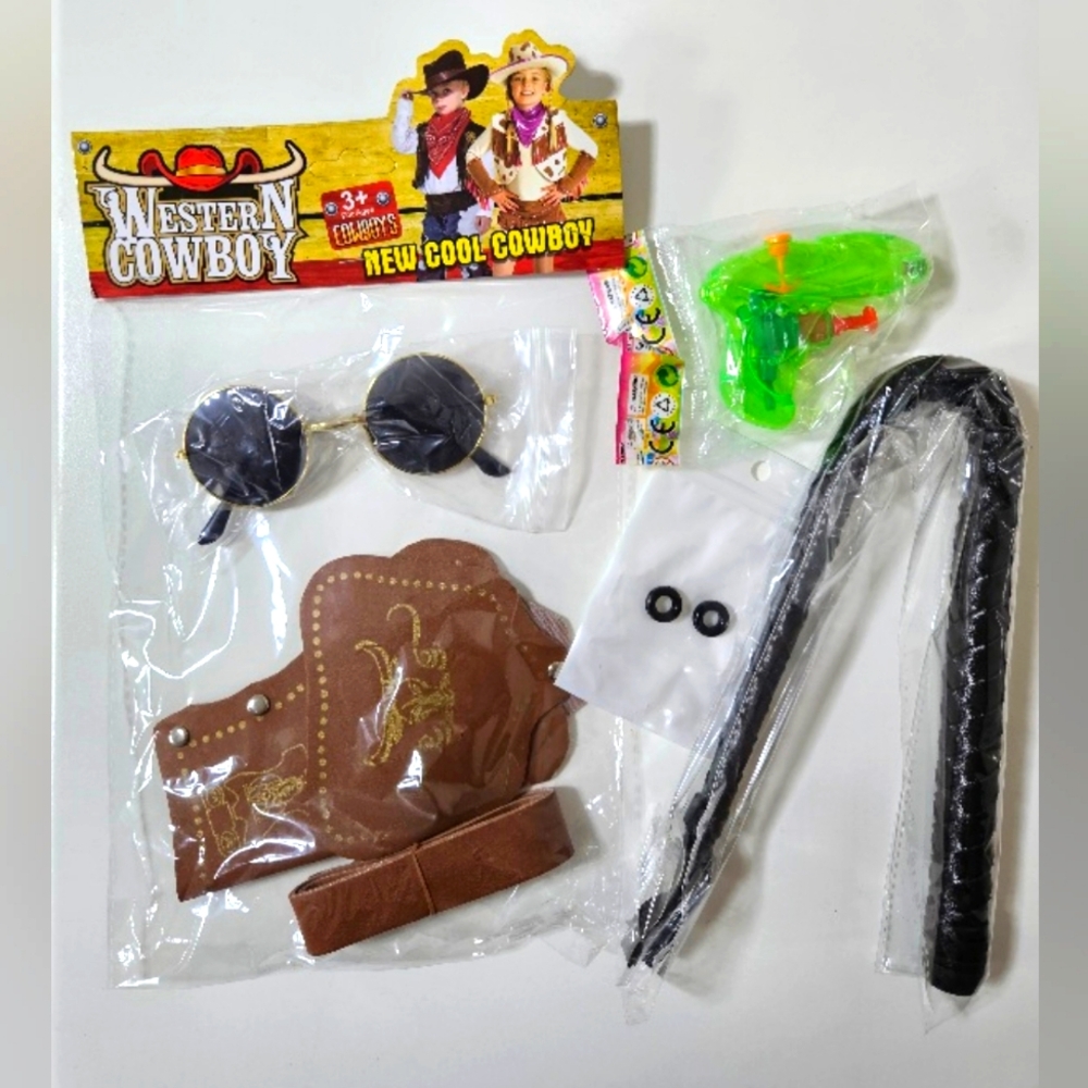 Halloween Panitay Cowgirl Costume Set - girls, size L - Picture 6 of 7